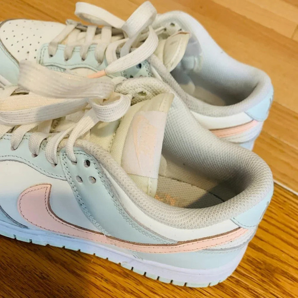 Women's Nike Dunk Low 'Crimson Tint' Barely Green Sneaker, Size 7 DD1503-104 - Picture 12 of 15